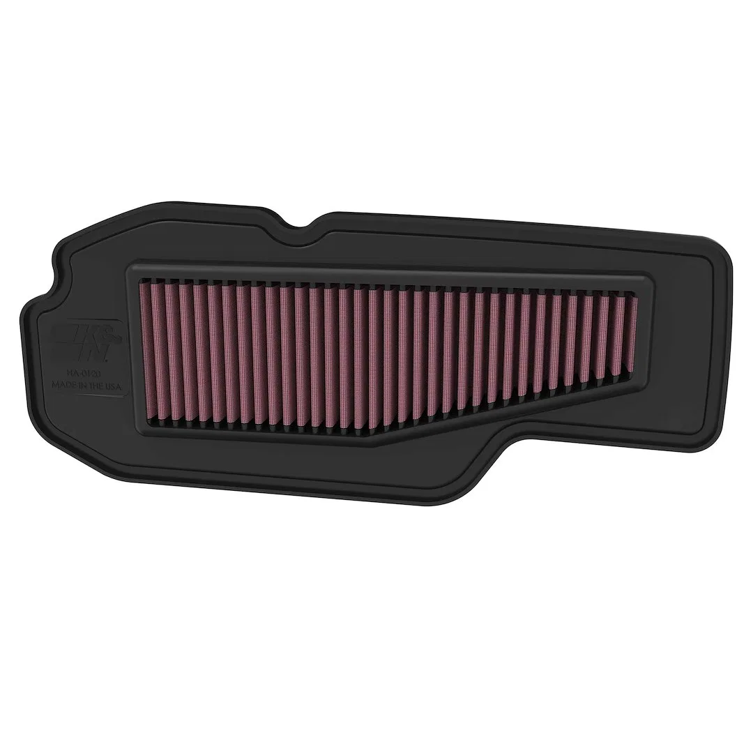 HA-0120 – K&N FILTER Air Filter, Washable Red Cotton Gauze Panel